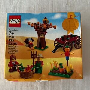 LEGO Autumn Farm Building Set with Orange and Green